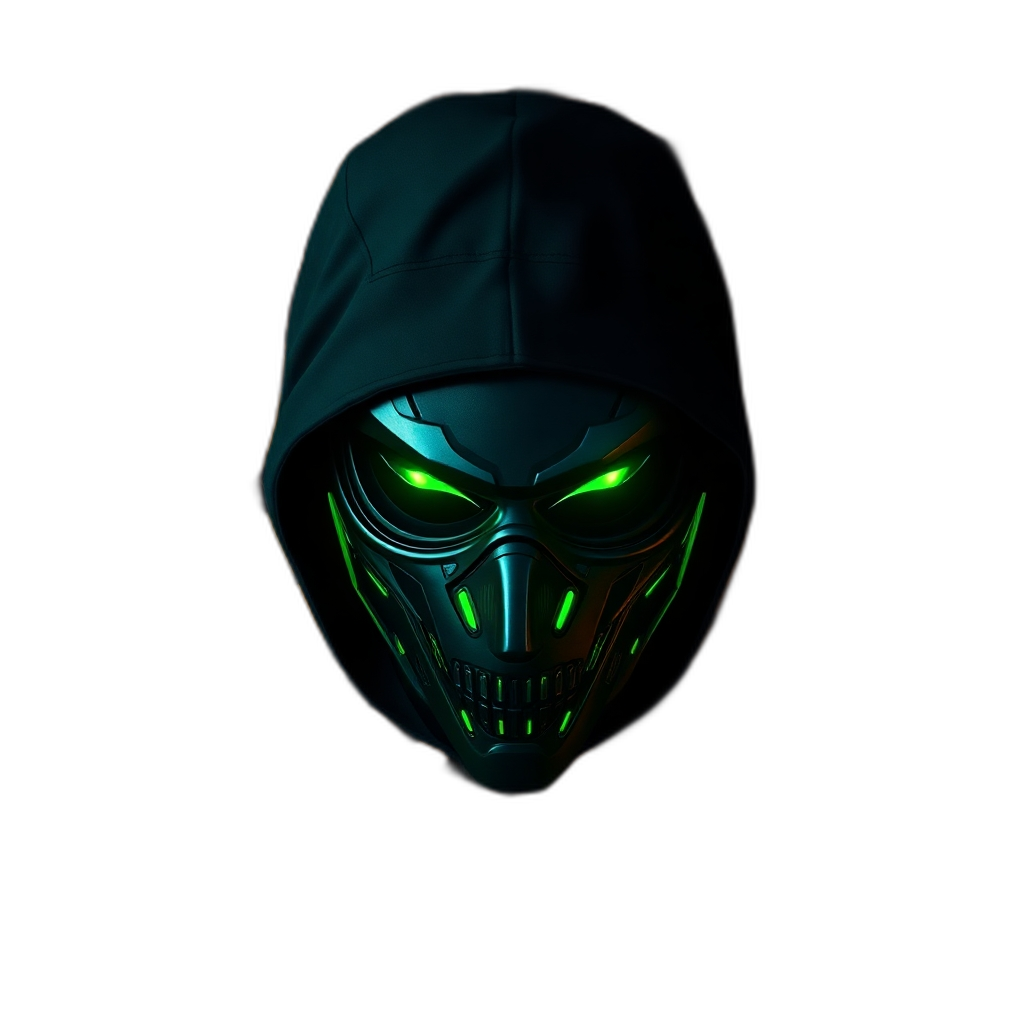 N30N-A1 Cyberpunk Hacker Mask